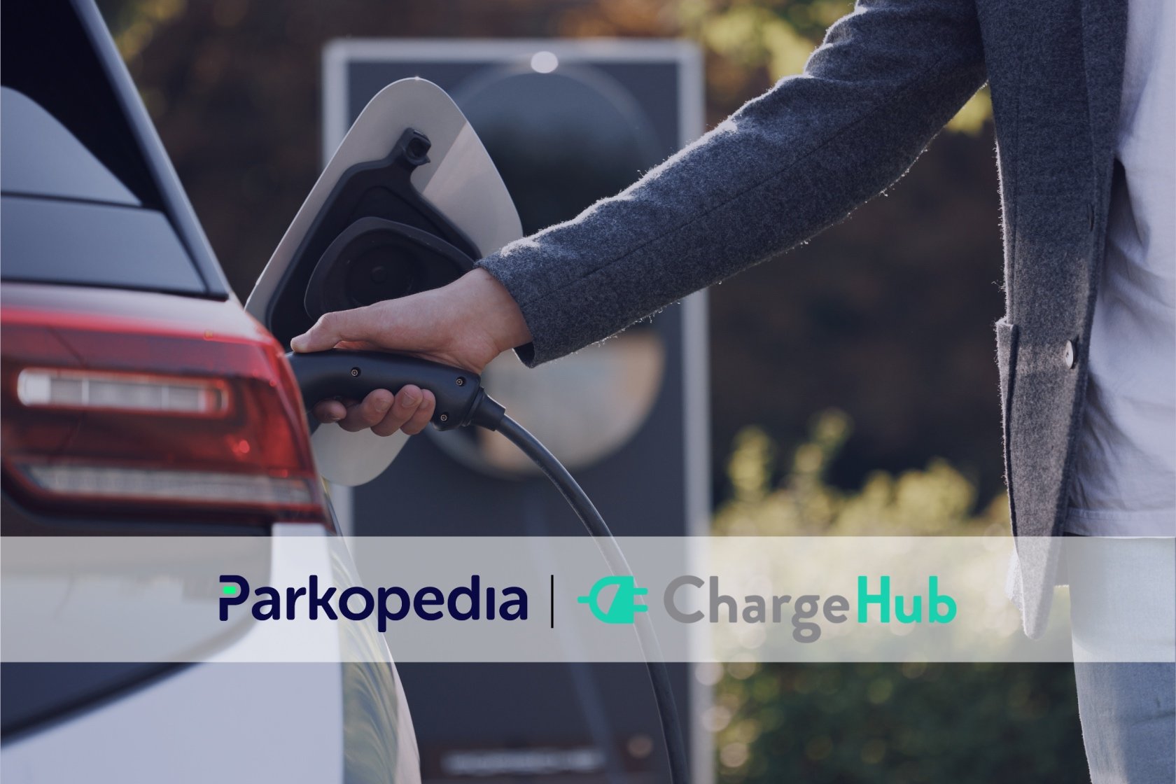 Reduced Parkopedia and Chargehub press release image options